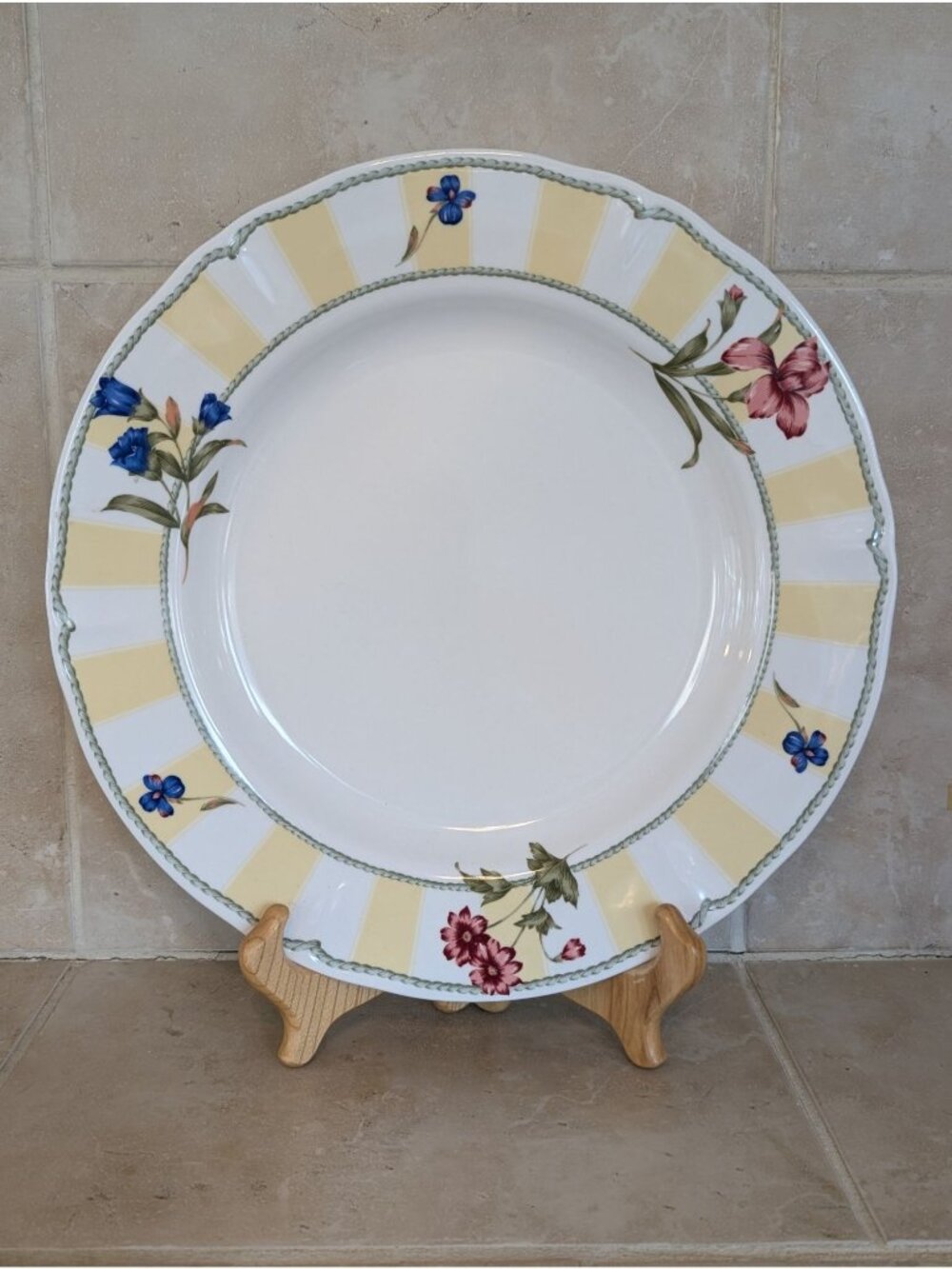 Noritake "Summer End" 12.5" Chop Plate Porcelain Discontinued Pattern 9212